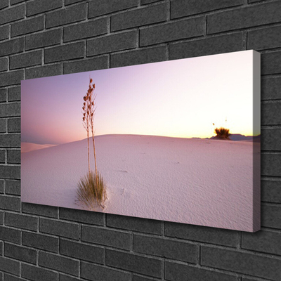 Canvas Wall art Desert landscape brown