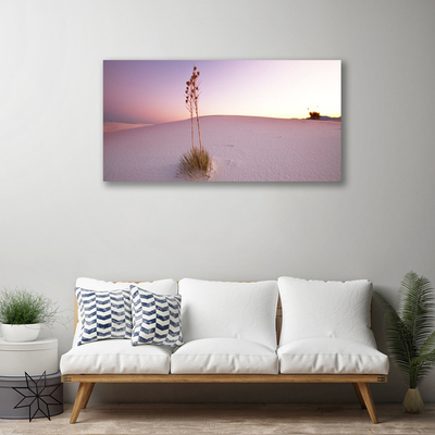 Canvas Wall art Desert landscape brown