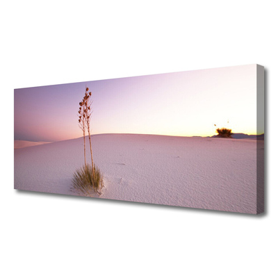 Canvas Wall art Desert landscape brown