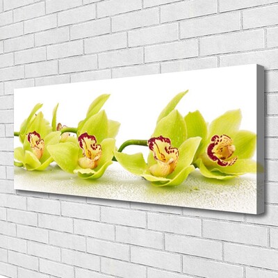 Canvas Wall art Flowers floral green