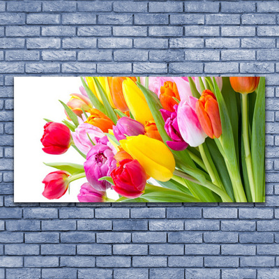 Canvas Wall art Tulips floral multi