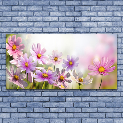 Canvas Wall art Flowers floral pink green