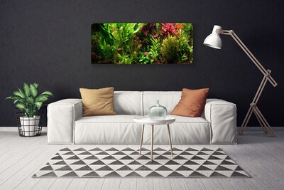 Canvas Wall art Plants nature green orange