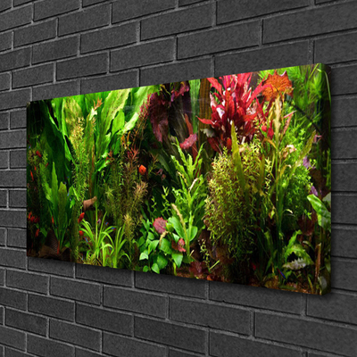 Canvas Wall art Plants nature green orange