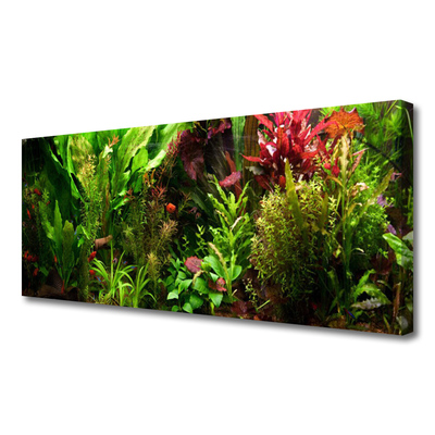 Canvas Wall art Plants nature green orange