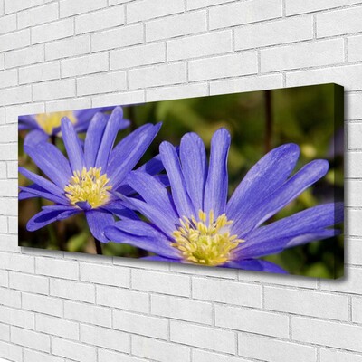 Canvas Wall art Flowers floral purple