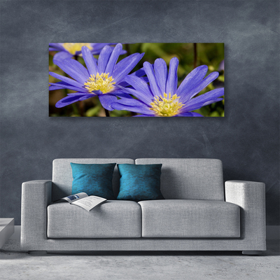 Canvas Wall art Flowers floral purple