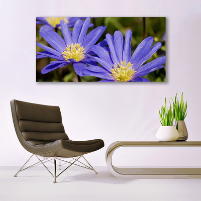 Canvas Wall art Flowers floral purple