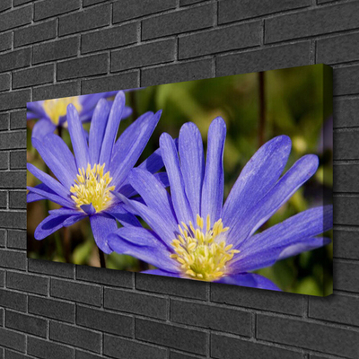 Canvas Wall art Flowers floral purple