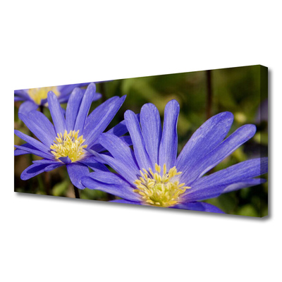 Canvas Wall art Flowers floral purple