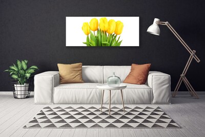 Canvas Wall art Tulips floral yellow