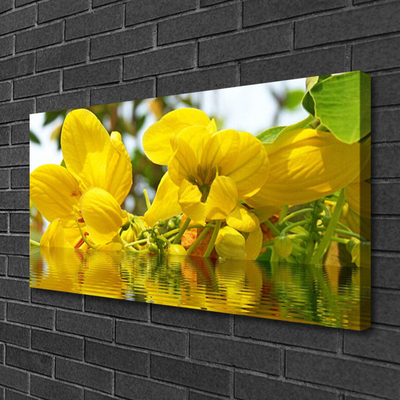 Canvas Wall art Flowers floral yellow