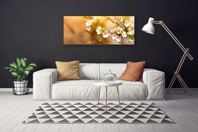 Canvas Wall art Flowers floral white