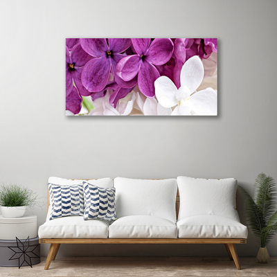 Canvas Wall art Flowers floral pink white