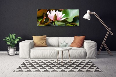 Canvas Wall art Flower floral pink