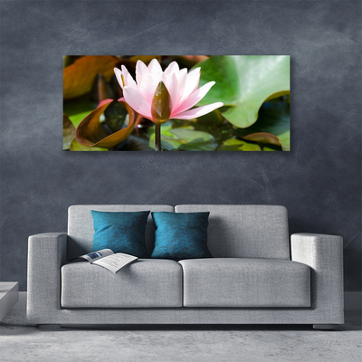 Canvas Wall art Flower floral pink