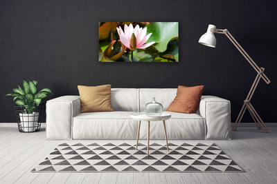 Canvas Wall art Flower floral pink