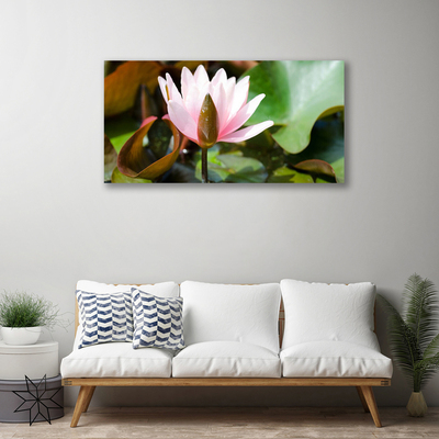 Canvas Wall art Flower floral pink