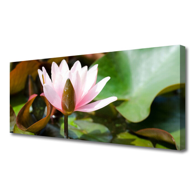 Canvas Wall art Flower floral pink