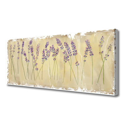 Canvas Wall art Flowers floral purple