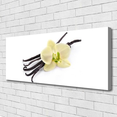 Canvas Wall art Flower floral green