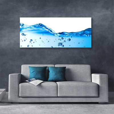 Canvas Wall art Water art blue