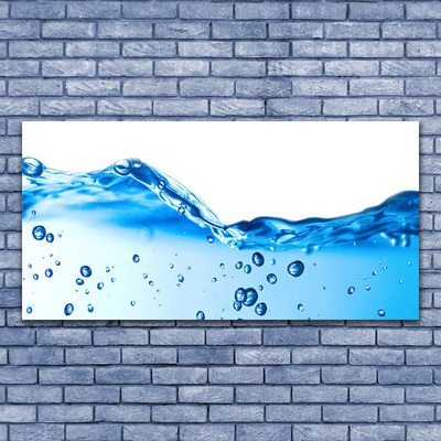 Canvas Wall art Water art blue
