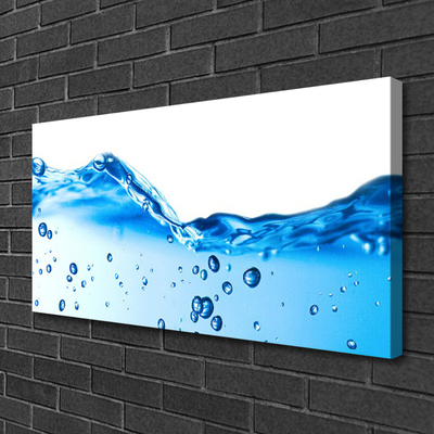 Canvas Wall art Water art blue