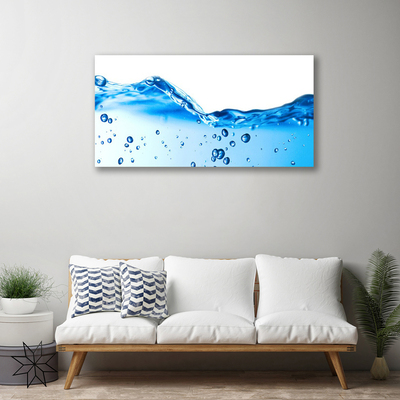 Canvas Wall art Water art blue