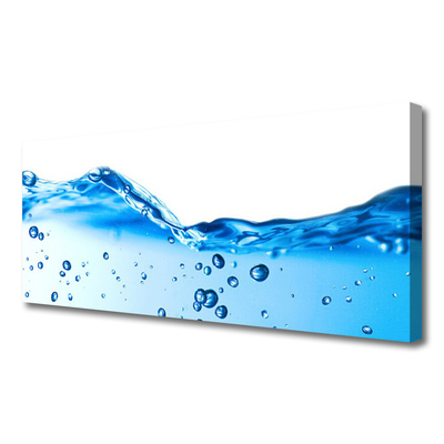 Canvas Wall art Water art blue