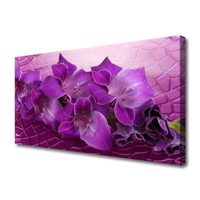 Canvas Wall art Flowers floral pink