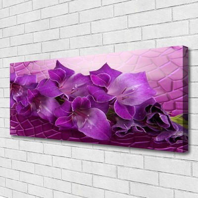 Canvas Wall art Flowers floral pink