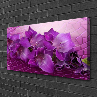 Canvas Wall art Flowers floral pink