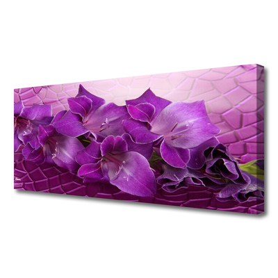 Canvas Wall art Flowers floral pink