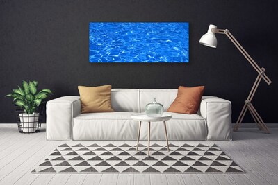 Canvas Wall art Water art blue