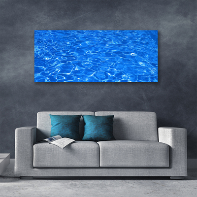 Canvas Wall art Water art blue