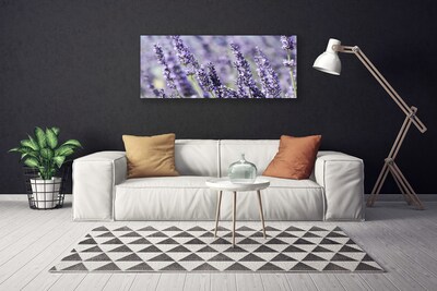 Canvas Wall art Flowers floral purple