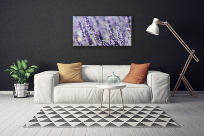 Canvas Wall art Flowers floral purple