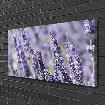 Canvas Wall art Flowers floral purple