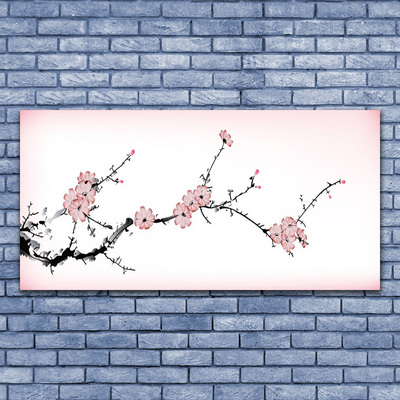 Canvas Wall art Flowers floral pink