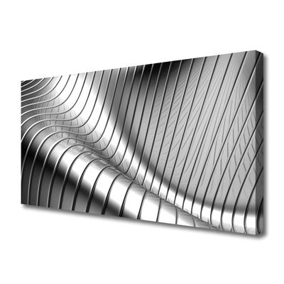 Canvas Wall art Abstract art silver