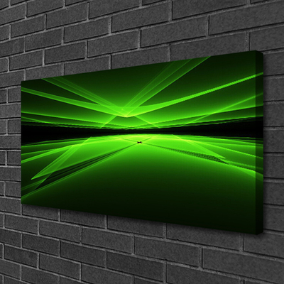 Canvas Wall art Abstract art green black