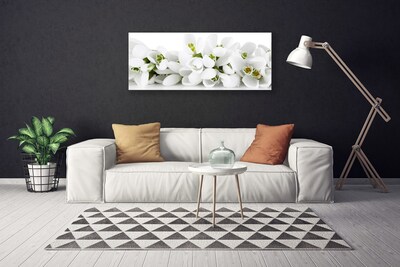 Canvas Wall art Flowers floral white green