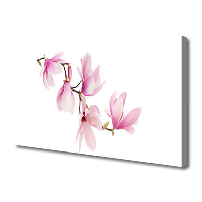 Canvas Wall art Flowers floral pink