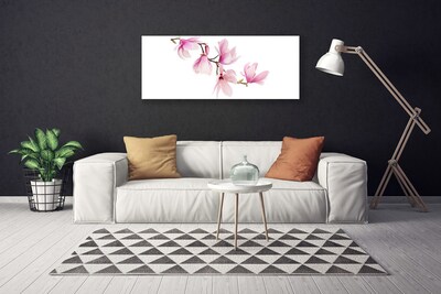 Canvas Wall art Flowers floral pink