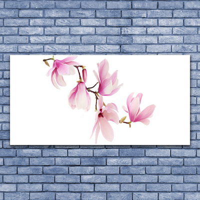 Canvas Wall art Flowers floral pink