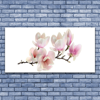 Canvas Wall art Flowers floral pink white