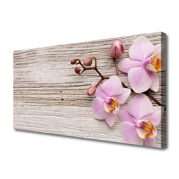 Canvas Wall art Flowers floral pink