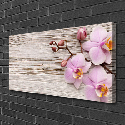 Canvas Wall art Flowers floral pink