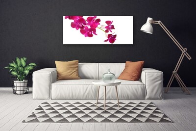 Canvas Wall art Flowers floral red